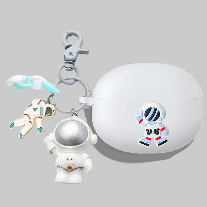 Funda de silicona con dibujos animados para Haylou W1 ANC, cubierta protectora para auriculares, divertida