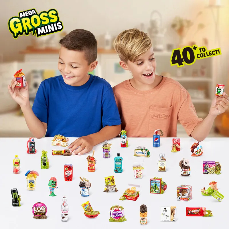 

Zuru 5 Surprise Mega Gross Minis Series 2 Prank Blind Ball Toy Messed Up Brands Fake Gross Food Tricky Gag Toy For Kids Party