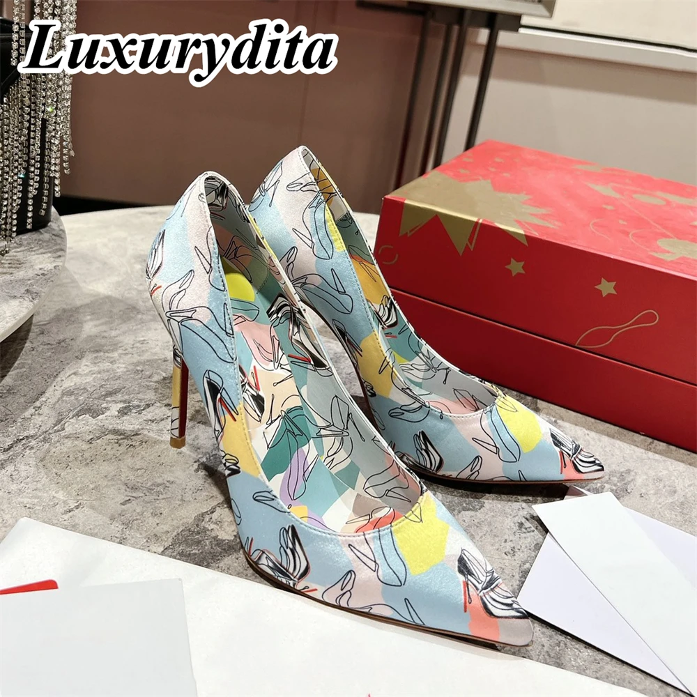 Top Quality Womens High Heels 0-12cm Luxury Fashion Ladies Sandals Designer Classic Red Heel Real Leather sole Mules Shoes 2109