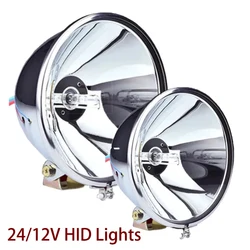 5''7''HID Xenon Lights Brightness Long Range Spotlights Truck 24/12V Headlights Off-road Vehicle Roof Lights Marine Searchlights