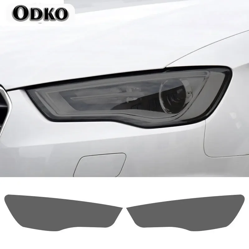 

Для Audi A3 8V S3 RS3 8Y 2021 2022 S Line Sportback 2014 г. Защитная пленка для фар автомобиля Прозрачная дымчато-черная наклейка из ТПУ