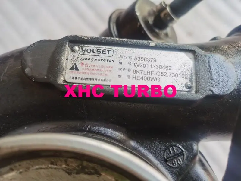 USED GENUINE HOLSET HX40W 5358379 6K7LRF-G52.730100 Turbo Turbocharger FOR DCEC CUMMIN*S L360 L375 8.9L 360HP 375HP