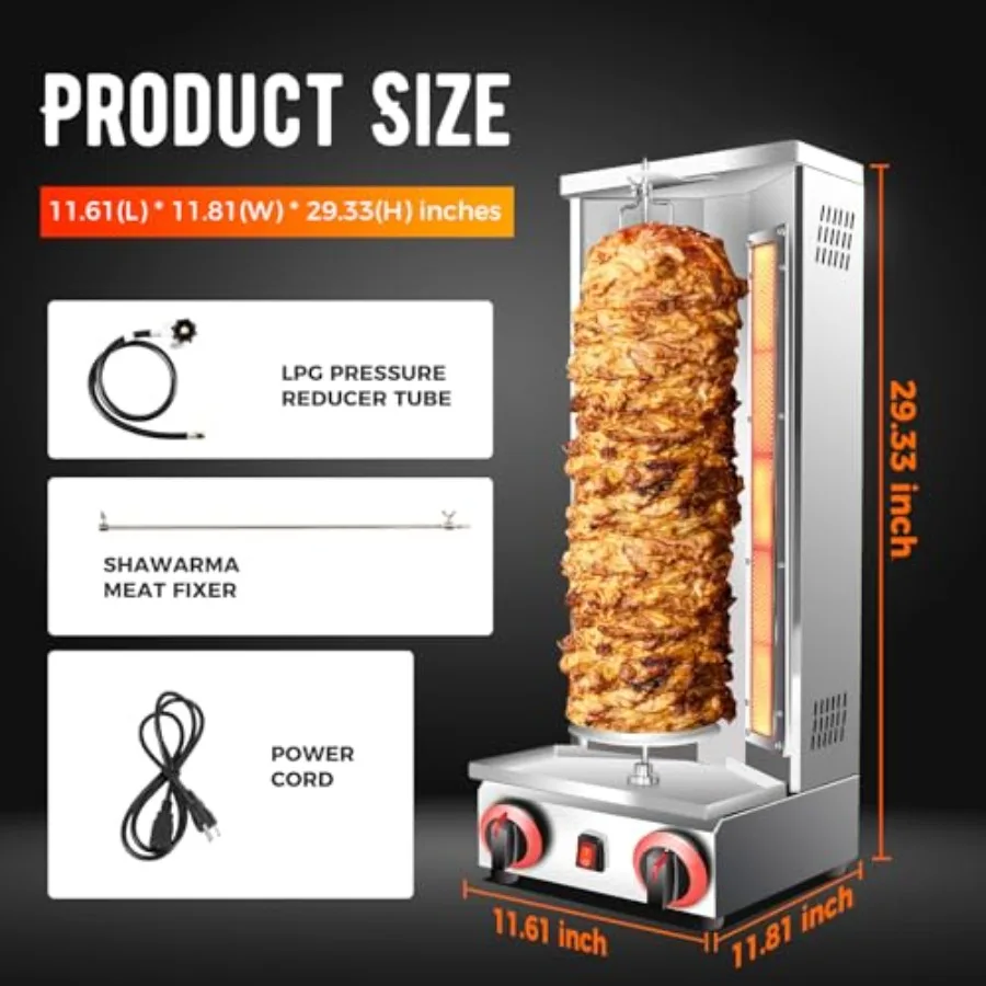 Gas Shawarma Kebab Grill 3