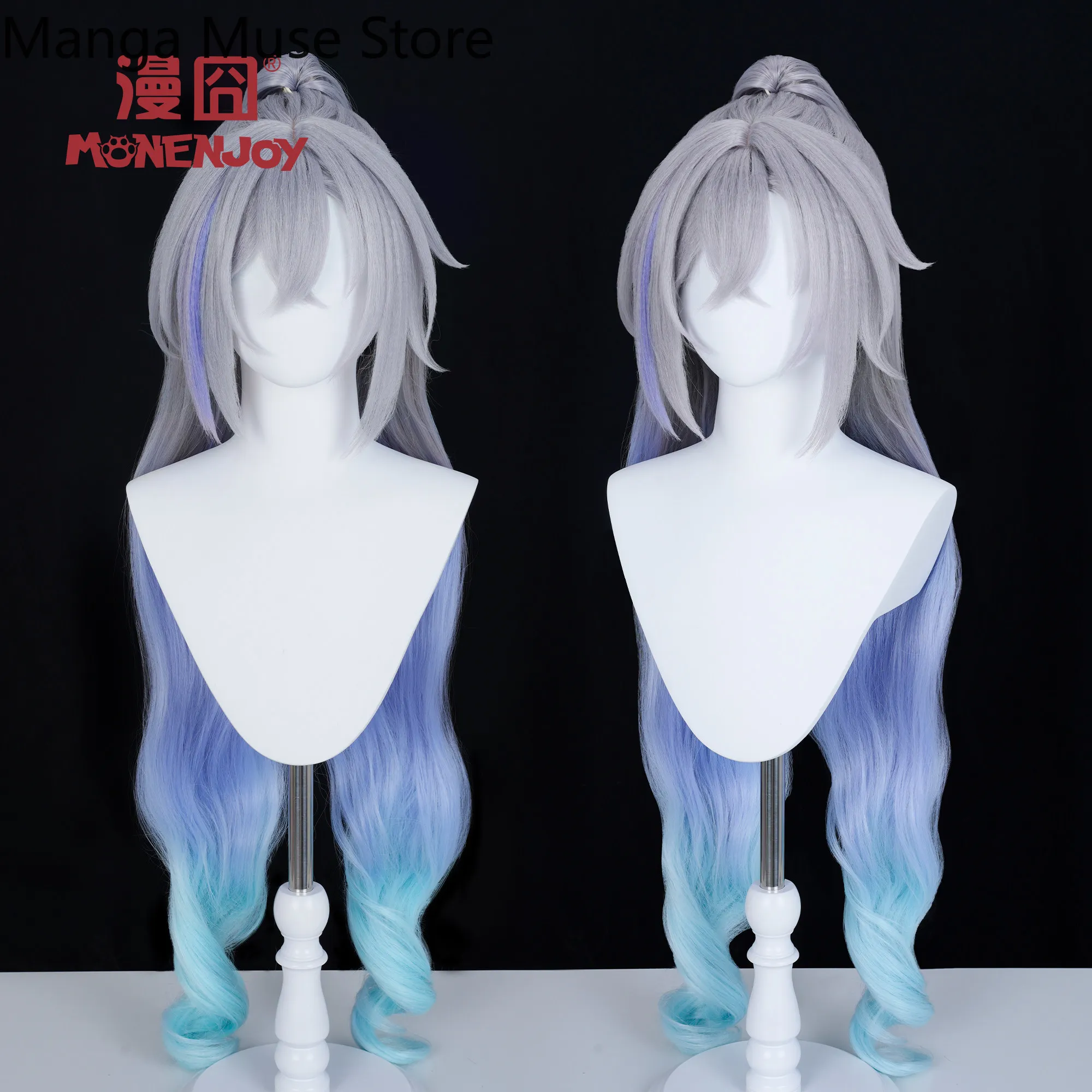 

Game Honkai: Star Rail Silver Wolf New Form Cosplay Wig for Women Halloween Party Carnival Anime Costume Figure Accessories Gift