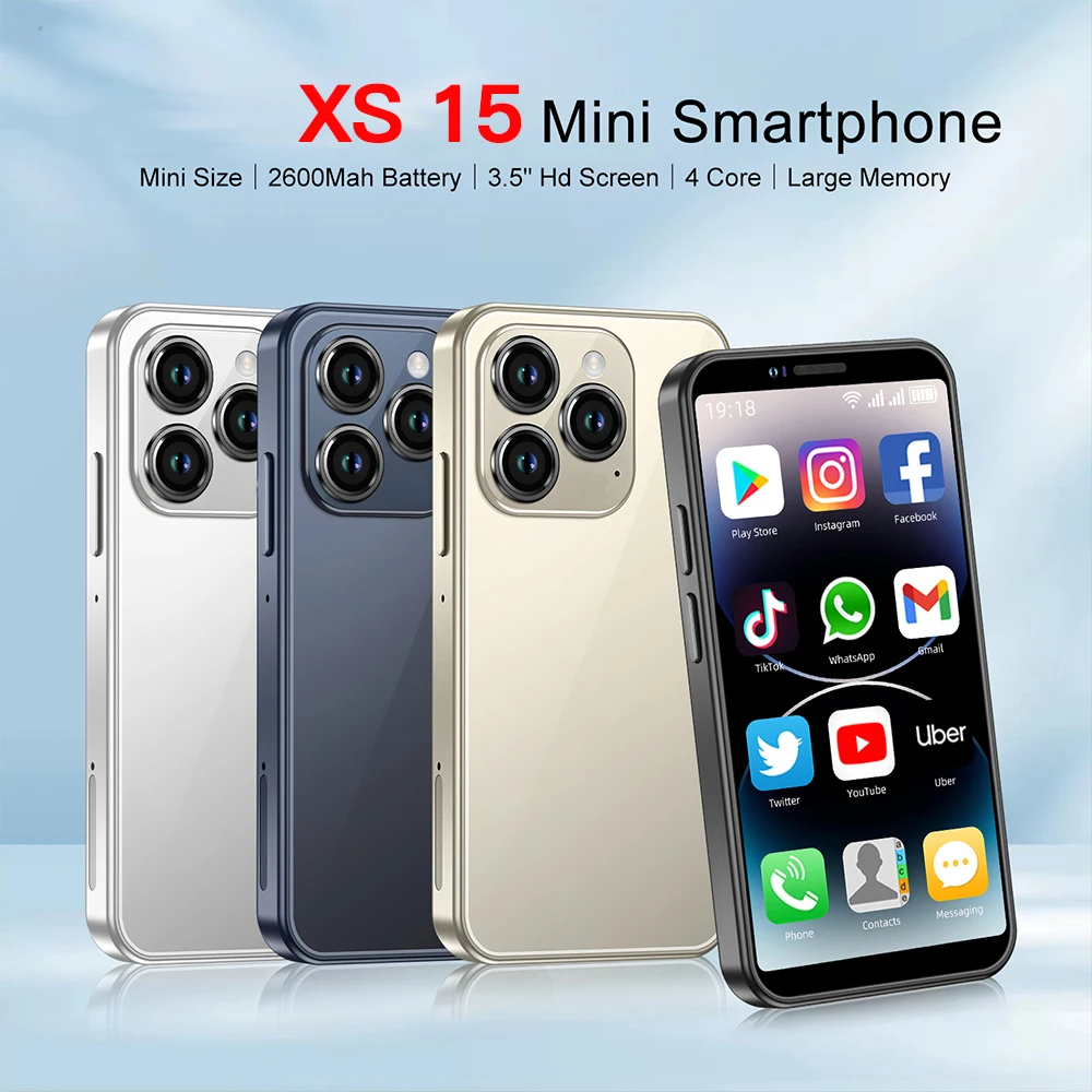 REMIK XS15 Mini 4G LTE Android Smartphone 4GB RAM 128GB ROM 3.5\