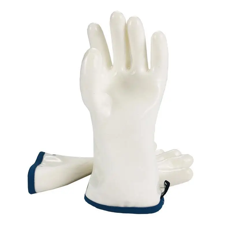 

Spot Silicone Gloves Food Grade Heat-Resistant Gloves 300°High Temperature Resistant Waterproof Gloves