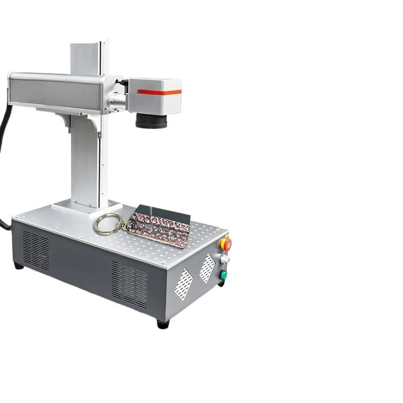 Small automatic portable metal lettering, coding and engraving machine