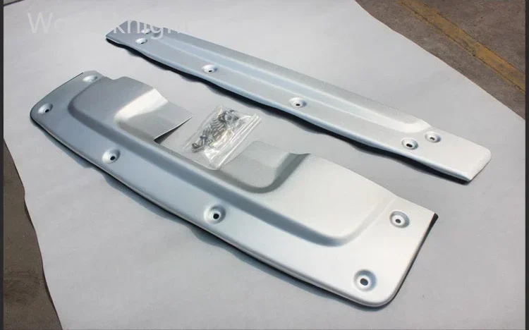 

2PCS Aluminum alloy Front & Rear Bumper Protector Skid Plate Cover Trim For Honda CRV C RV 2007-2009 2010-2011