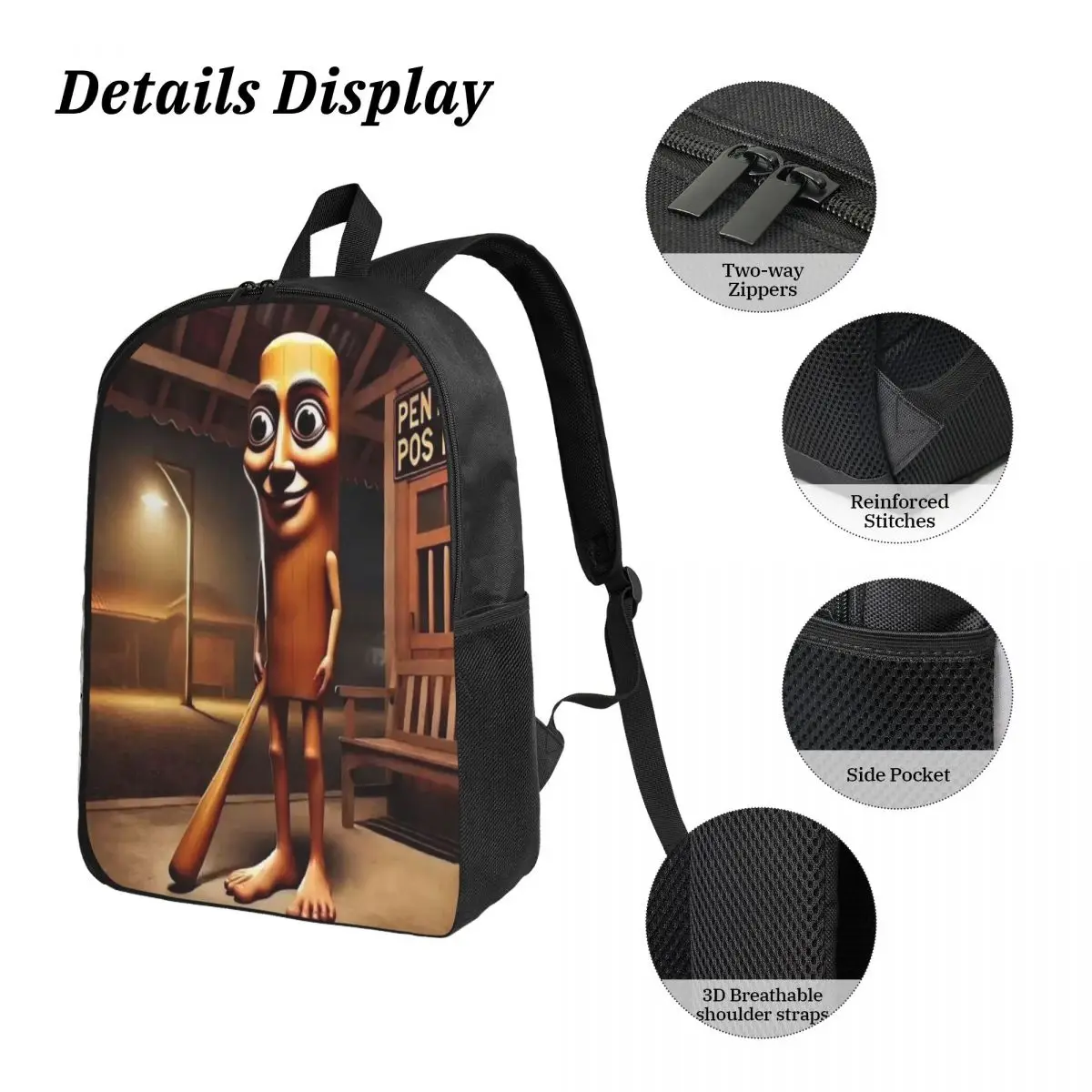 Mochila italiana Brainrot Tung Tung Sahur para niños, fiambrera, bolsas para bolígrafos para niños, mochilas preescolares, conjunto de mochila escolar Kawaii