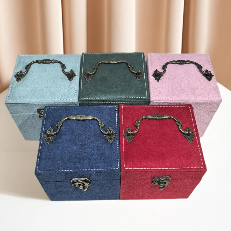 

Neclace Display Case 3 Layer Large Capacity Drawer Style Jewelry Box With Lock Dustproof Jewellery Accessories Box 2025 New