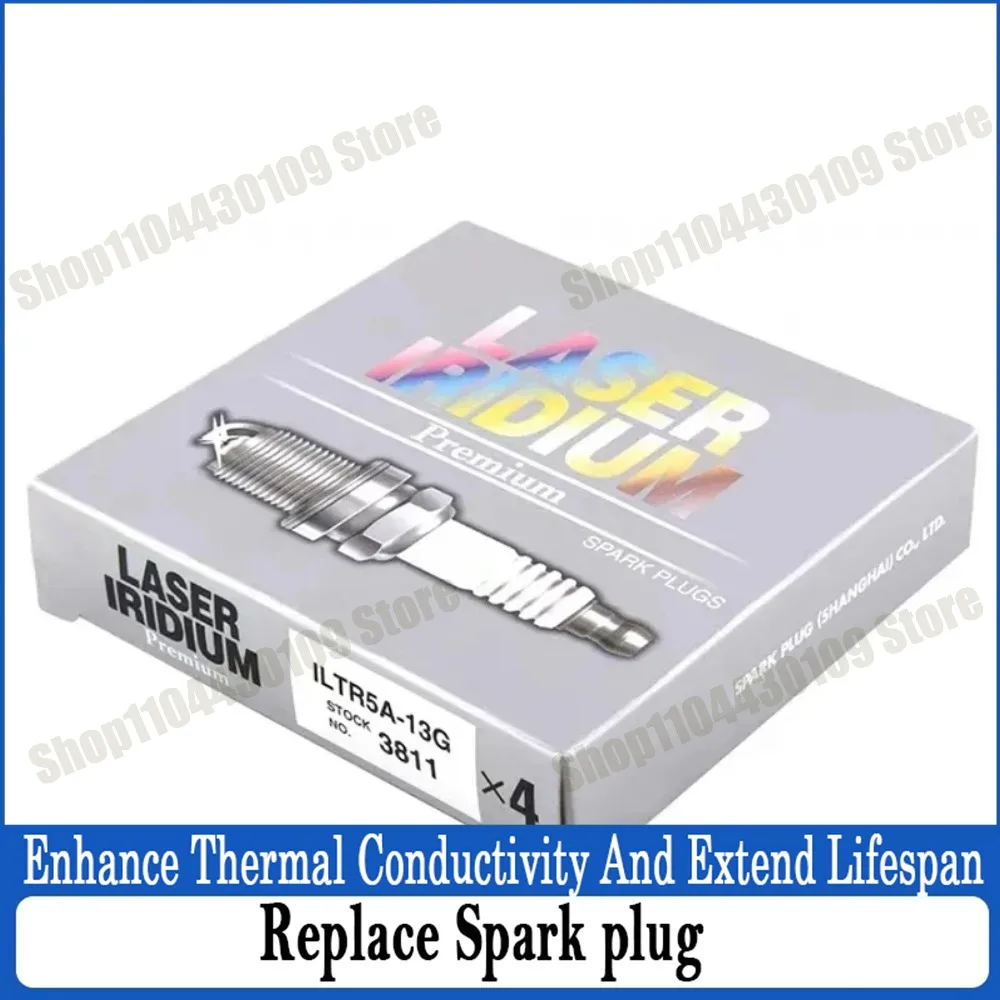 

1/4Pcs 3811 ILTR5A-13G Iridium Spark Plug for MAZDA 3 BK BL 5 CR19 6 GH GG GY 2.0L 2.3L 2.5L L3-VE LF-DE LF-VE L5-VE Car Candle