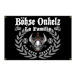 90x150cm BOHSE Flag Musikkombination Polyester