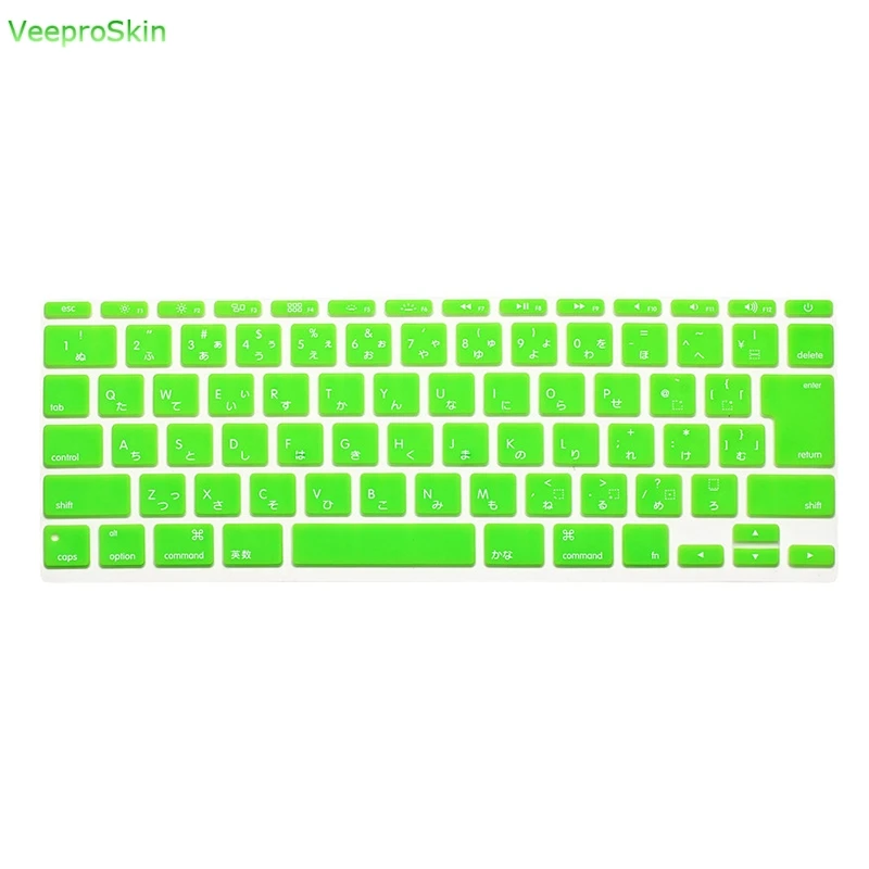 Silicone JP Japanese Keyboard Cover Skin Protector Film For Mac Book Air 11 11.6 Japanese Version A1370 A1456