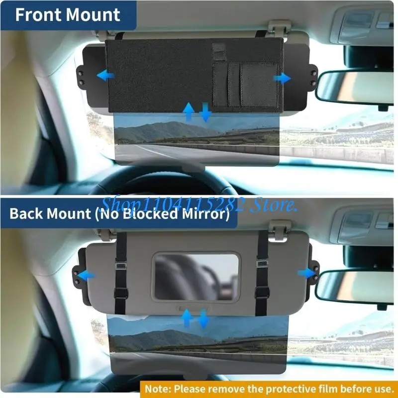  Auto Sun defender Extension Including Polarized Lens And Rapid Installation For Clearer View In Different Conditions