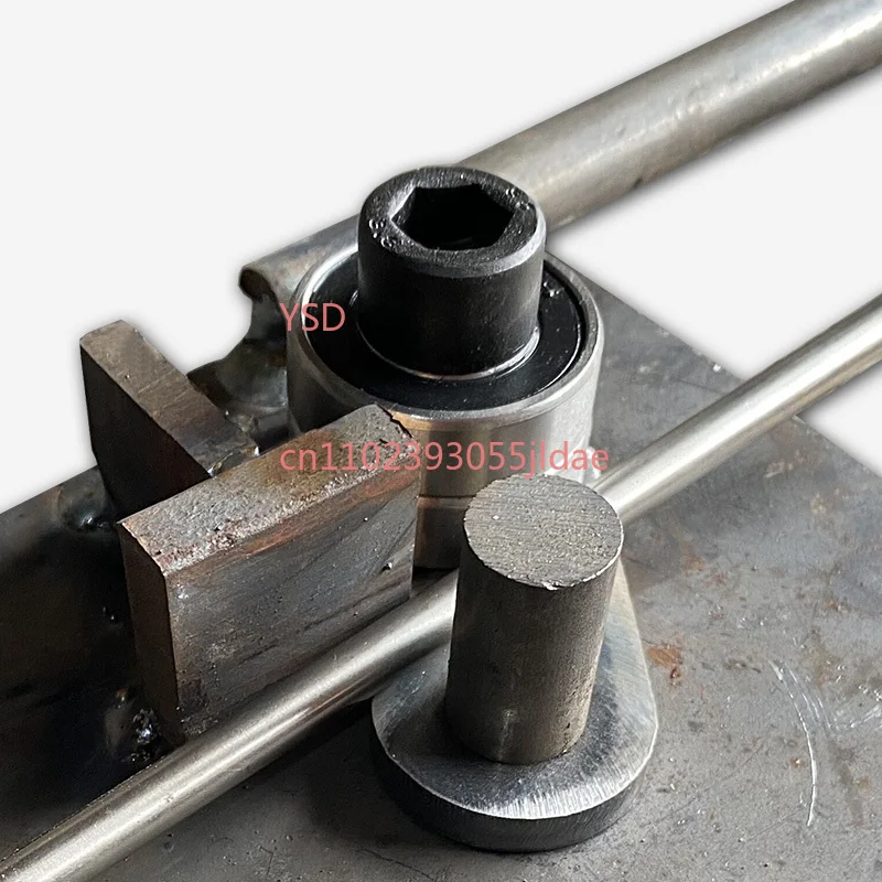 1MM-8MM Deformed Rod Folding Machine, Portable Manual Steel Bar Bender for Construction Use