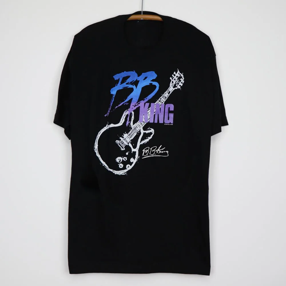 Camiseta clásica Unisex, camisa de color negro, Estilo Vintage, BB King, Blues, Festival, S-3XL, Fastship, 1992