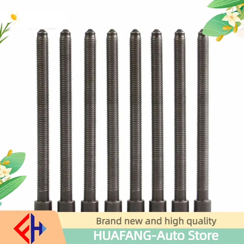 Original 8pcs Engine Cylinder Head Bolts Set For Passat 98-05 2.8l  A4 96-02 A6 98-04 M11*1.5*133 078103385K High Quality