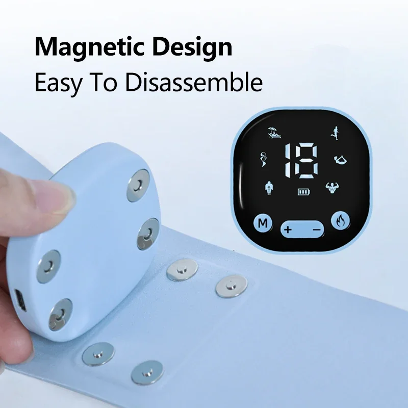 عالية الجودة تدليك الخصر الحرارة المحمولة قصر دافئ حزام مريح المرأة الخصر سخان فترة الألم مدلك