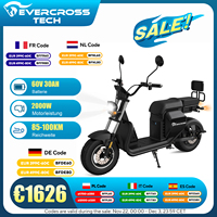 EVERCROSS TECH 702 Motorbike with 60V/30Ah lithium battery & Engine ultra Powerful watts, Up to 85 km