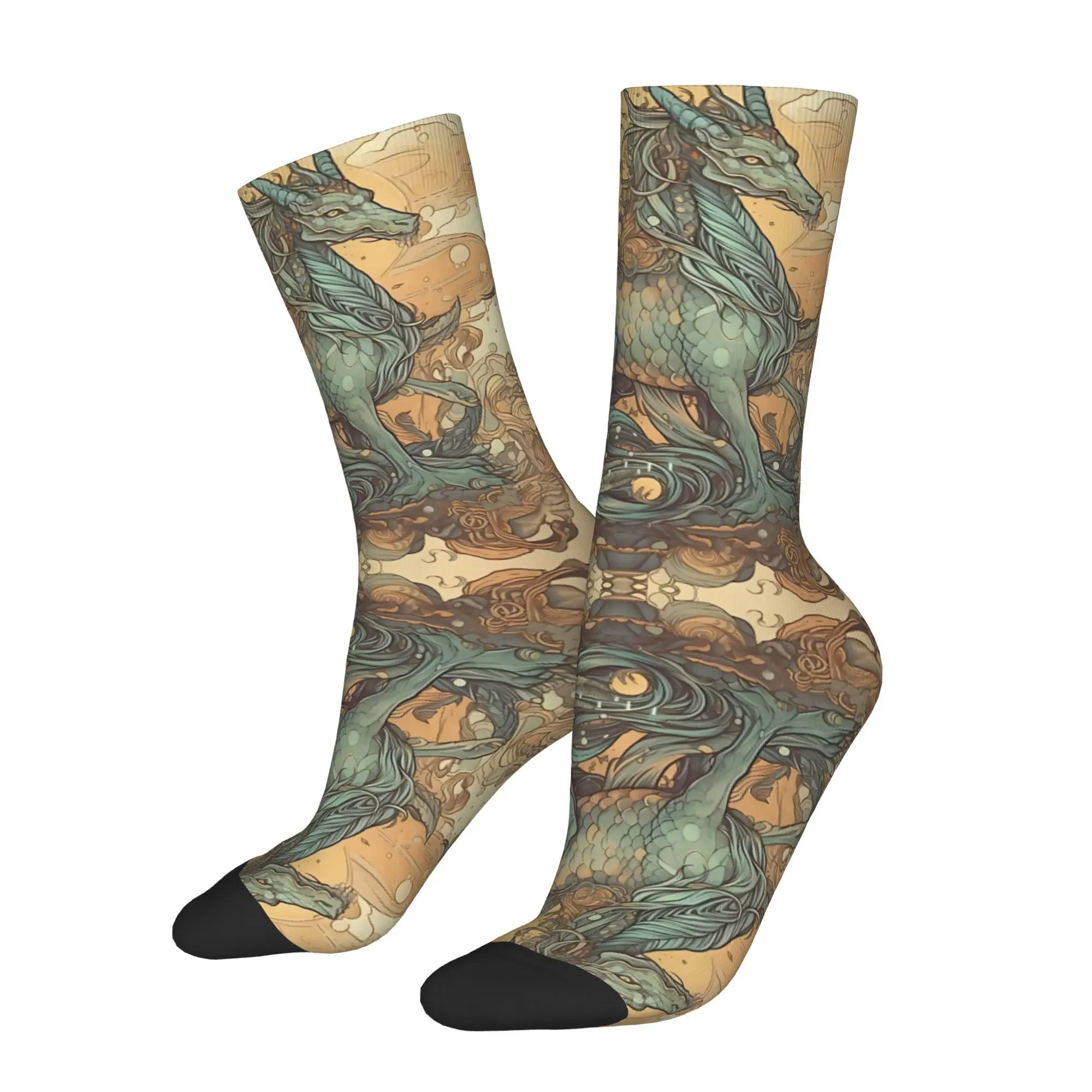 

Зимние носки унисекс Mythical Creature Happy Socks Crazy Sock в уличном стиле