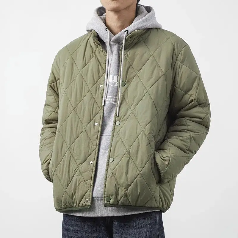 

Мужская хлопковая куртка Maillard Diamond в клетку, утолщенная зимняя теплая мужская зимняя легкая хлопковая куртка