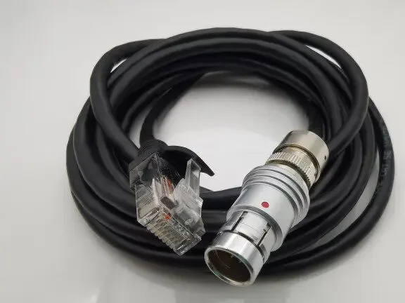 Custom Aviation Plug Cable 1031 12 Pin to RJ45 Network Cable 1.5M Industrial