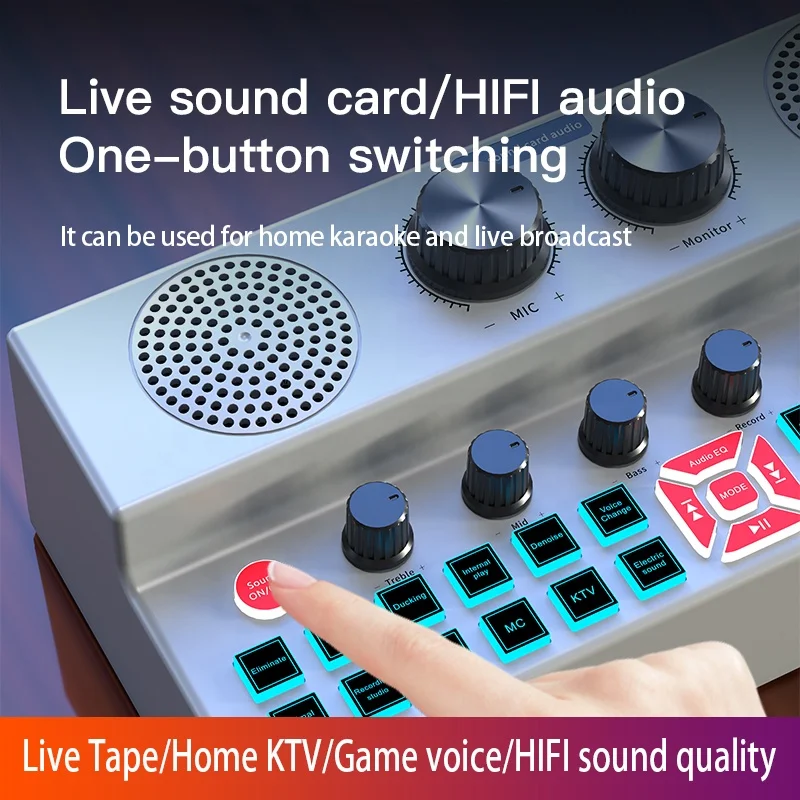 دروبشيبينغ SY70 m تدفق البث الألعاب تسجيل يوتيوب للكمبيوتر الشخصي المهنية المتكلم تعزيز بطاقة الصوت #6