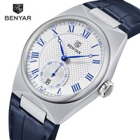 Benyar For Mens Watch Chronograph Male Sport Quartz Wristwatch Auto Date Waterproof Military Free Shipping New Relogio Masculino