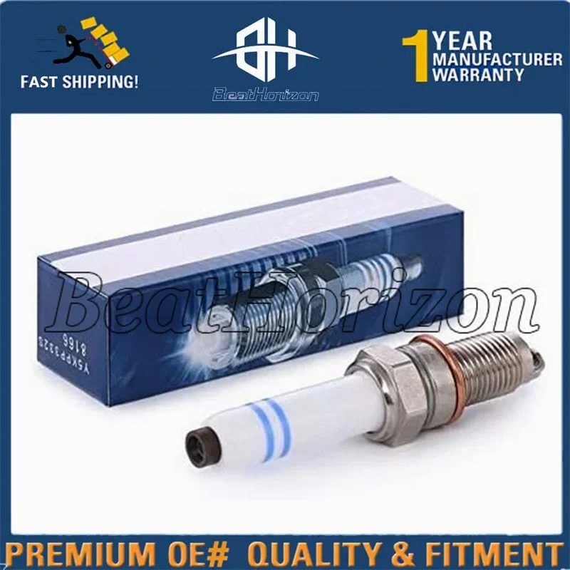 Double Platinum Spark Plugs Car Candle Tool Auto Parts For VW 1.2 1.4 TGI TSI VW 0241145523 Y5KPP332