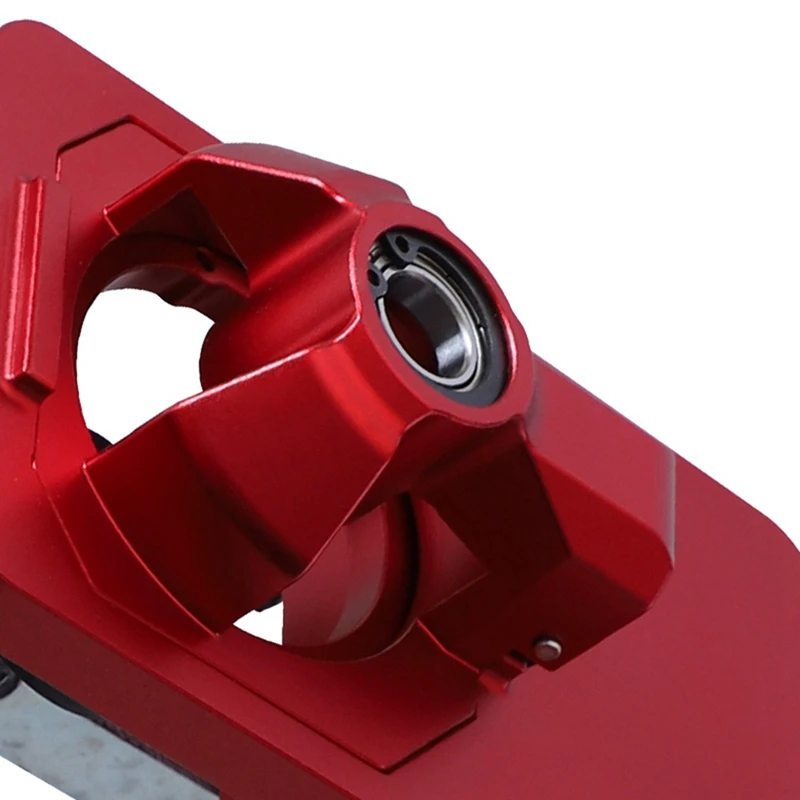 Woodworking Hole Drilling Guide Locator Hole Opener Template Door Cabinets Red 1Set