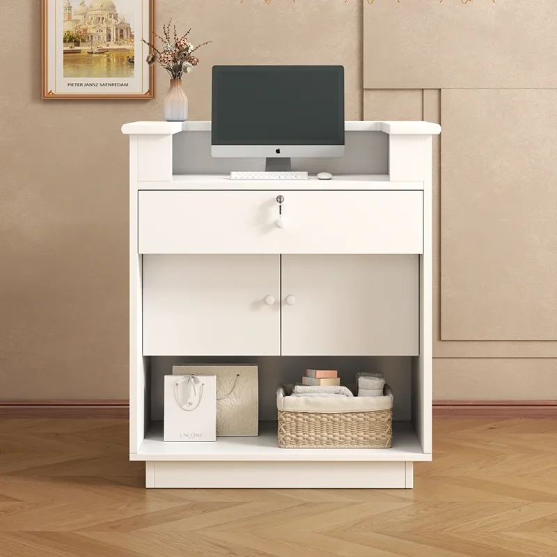 Home Clinic Reception Desk Beauty Salon Small Office Reception Desk Simple Luxury Escritorio De Recepcion Office Furniture
