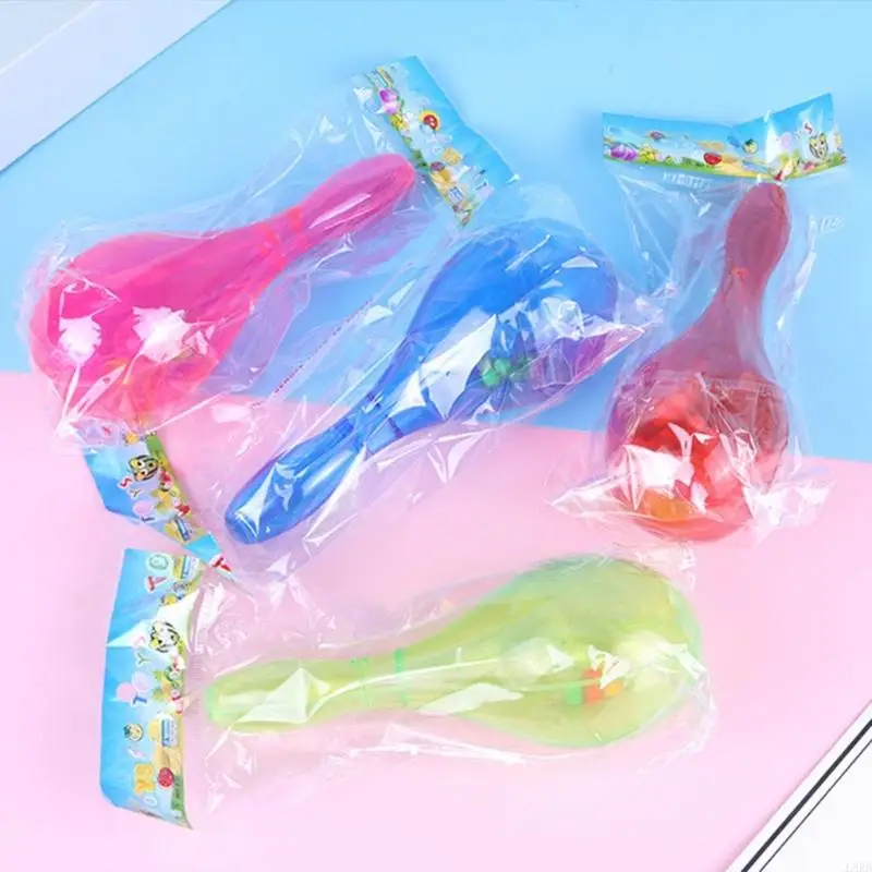 10 pezzi illuminazione interattiva maracas per pista da ballo con 6 modalità lampeggianti e design sicuro per bambini L8RB
