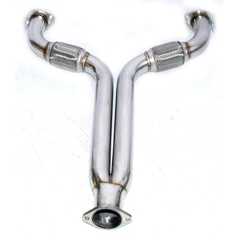 Stainless Header Y Pipe for 03-06 Nissan 350Z G35 Base Coupe 2D VQ35DE V6 3.5L DOHC