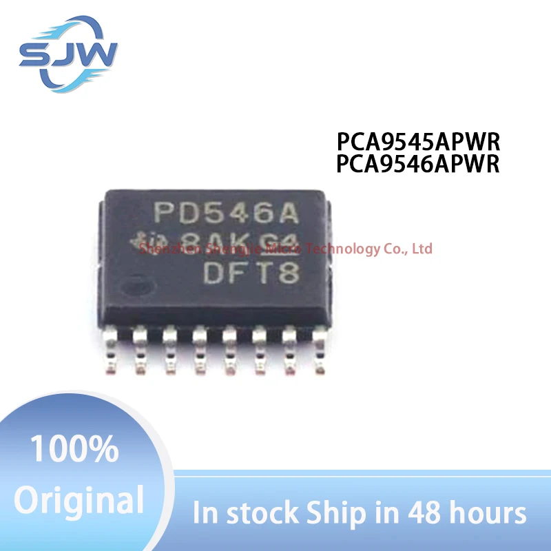 

PCA9545APWR PCA9546APWR screen printing PD545A PD546A encapsulation TSSOP-20 TSSOP-16 Other interfaces