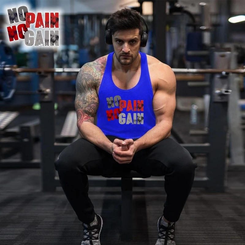 

Мужской жилет-стрингер для фитнеса, гоночная спинка с тонкими бретелями, быстросохнущий для тренировок, идеально подходит для подъема в тренажерном зале, бодибилдинга и тренировок