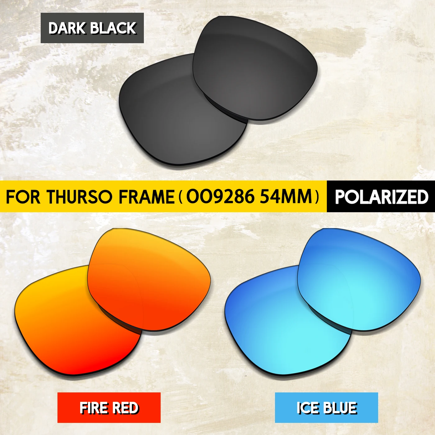 

Поляризованные сменные линзы для солнцезащитных очков Oakley Thurso OO9286 54 мм – устойчивые к царапинам