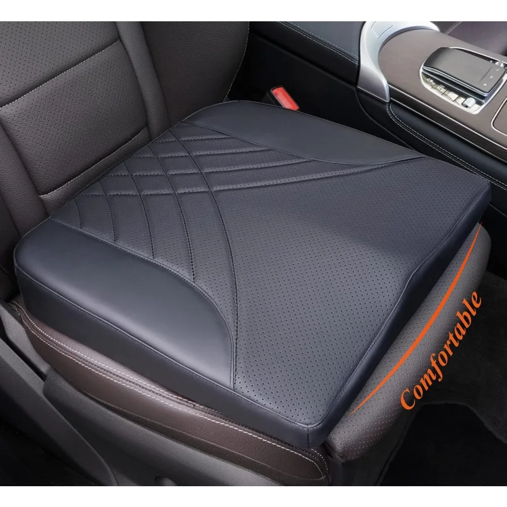 

Premium Car Seat Cushion, Memory Foam Driver Seat Cushion to Improve Driving View- Coccyx & Lower Back Pain Relief