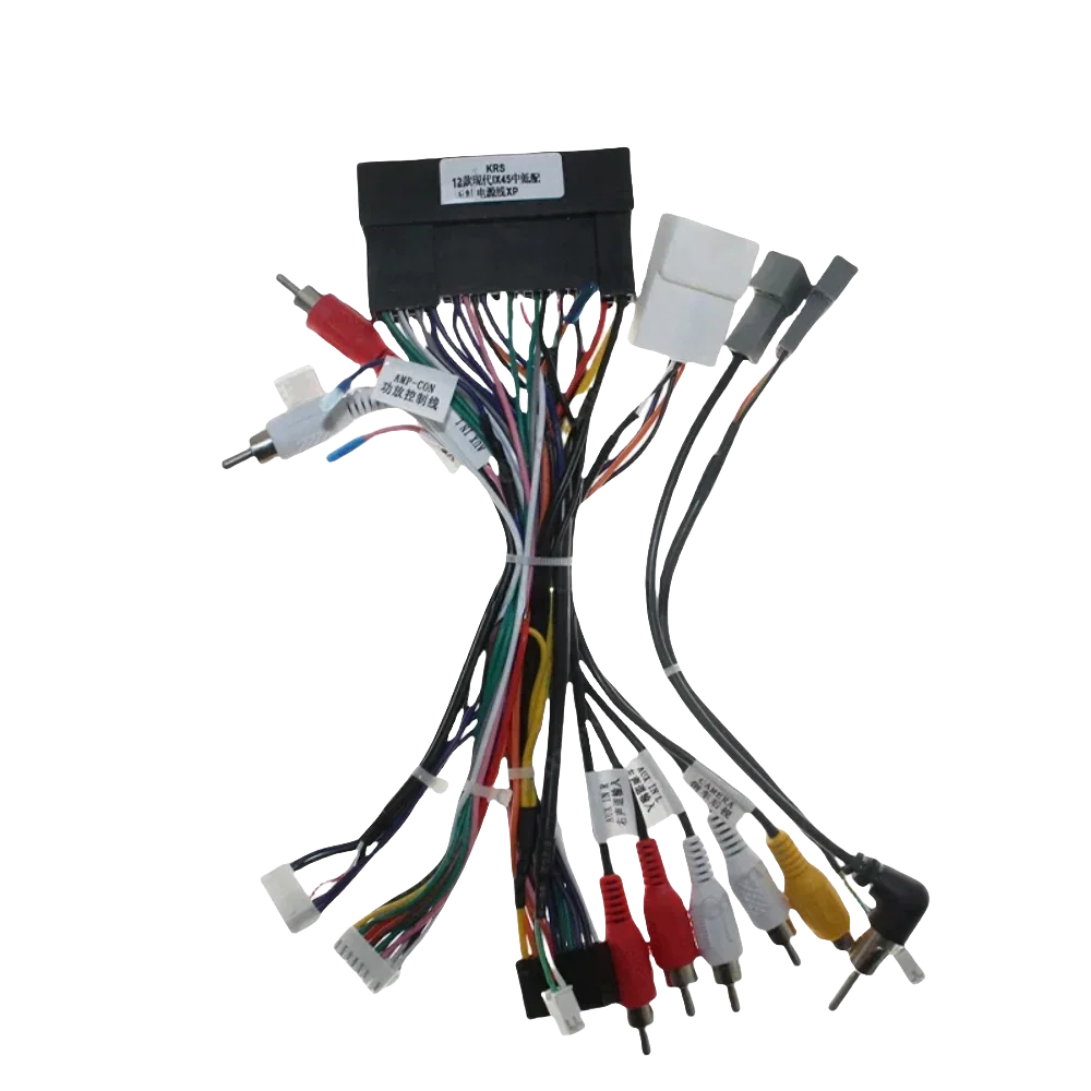 

16-контактный жгут проводов Canbus Box декодер для Hyundai Elantra Santa Fe IX45 2012-2019 Kia K5 Sorento 2012+ КАМЕРА 16-контактный усилитель