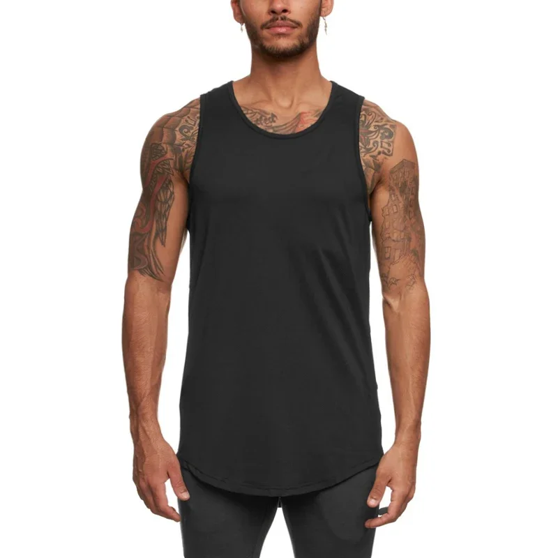 Plain Sleeveless Mesh Breathable Quick Dry Shirts Mens Casual Running Sports Tank Tops Gym Bodybuilding Fitness Muscle Singlets