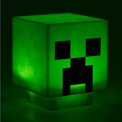 Steve Light Up Creeper LED Night Desktop Light Luminous Toys Game Design Toy Minecrafte Torch Hand Held&Wall Mount Home Kid Gift