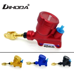 Universal CNC Motorcycle Rear Foot Brake Master Cylinder Hydraulic Brake Pump for Motorcycle Sport Dirt Bike Pit Qua ATV