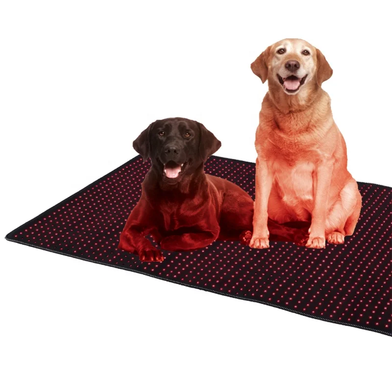 Therapy Device For Animals 96*76cm Full Body 660nm 850nm Pet Heating Pad For Cats Dogs Pain Relief Red Infrared Light Mat