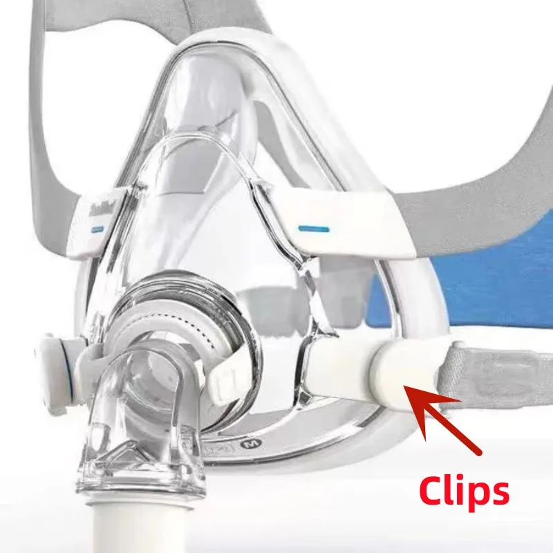4Pcs Replacement CPAP F20 Mask Clips for ResMed AirFit F20 Mask Full Face CPAP Sleeping Mask