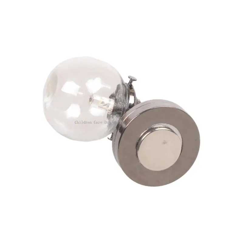 ติดตั้งง่ายแก้ว Miniature Wall Light รูปสำหรับ 1/12 บ้านตุ๊กตาตกแต่งฉากห้องนอนจอแสดงผลอุปกรณ์เสริม