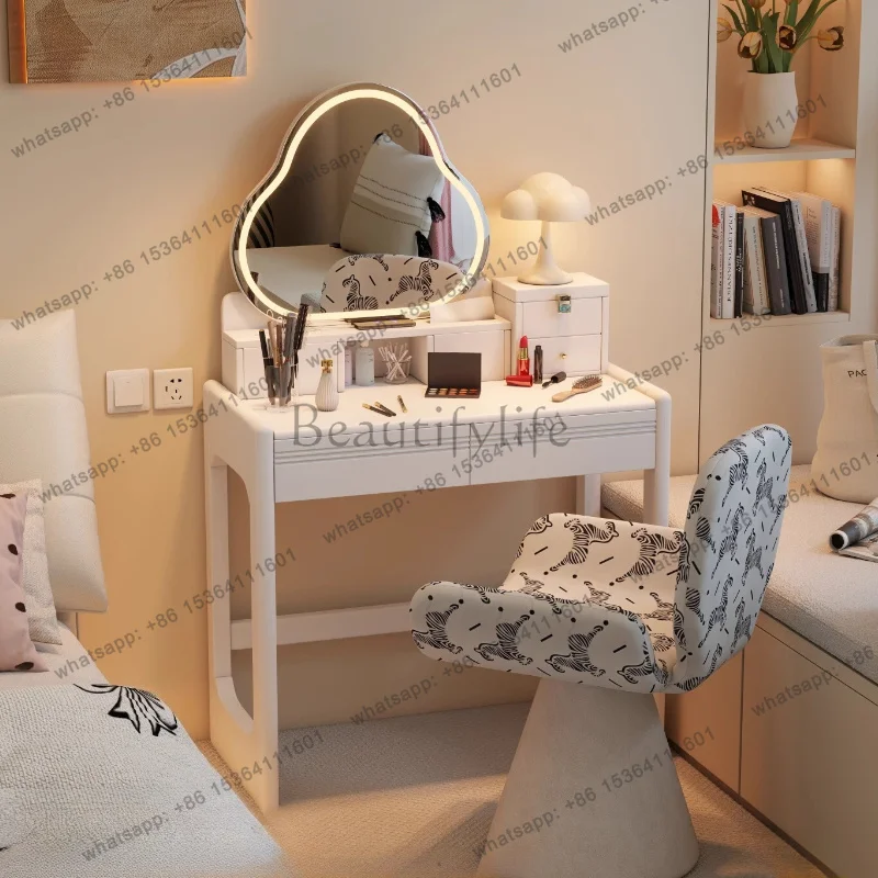 

Senior Simple Vanity Table Classic Nordic Style Bedroom Makeup Dressing Table Simple Design Tocador De Maquillaje Home Furniture