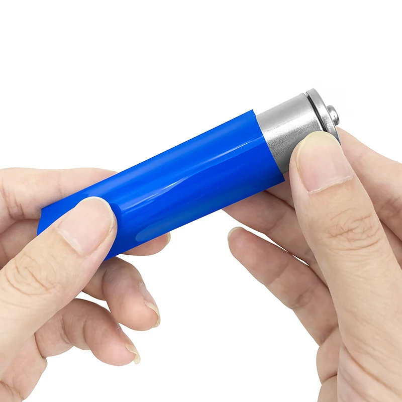 1M~10M Width 300mm~500mm 18650 Lipo Battery PVC Heat Shrink Tube Pack Insulated Film Wrap Lithium Case Cable Sleeve Blue