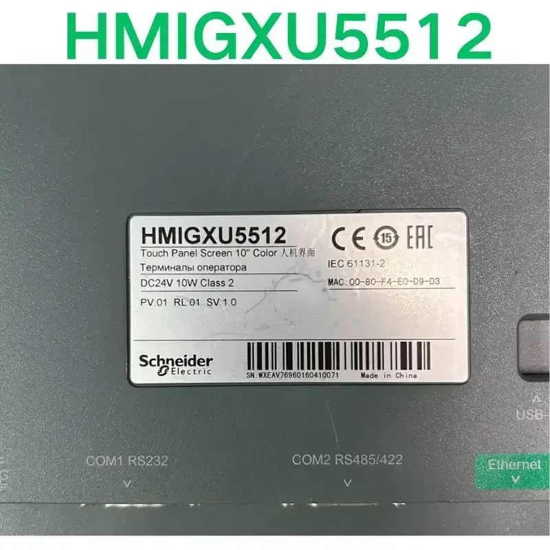 Second-hand test OK Schneider touch screen HMIGXU5512