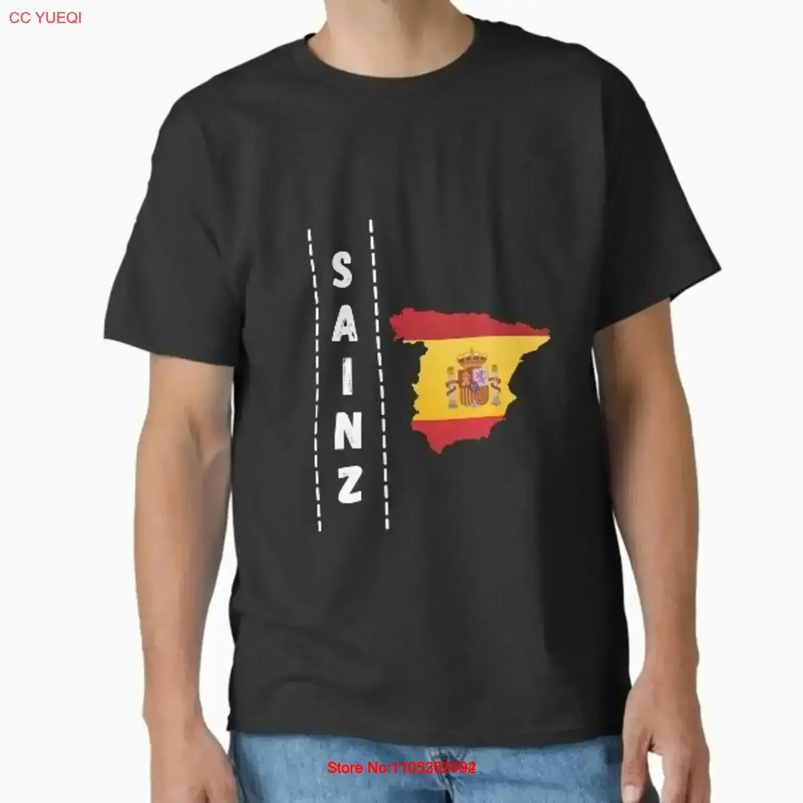 Carlos Sainz Spain Classic T Shirt Made in US AUS Size S 2XL vintage Washed Breathable Versatile Comfortable designer clothes