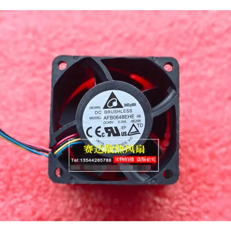 

Ltsf For Delta Electronics AFB0648EHE 9E25R DC 48V 0.35A 60x60x38mm 4-Wire Server Cooling Fan