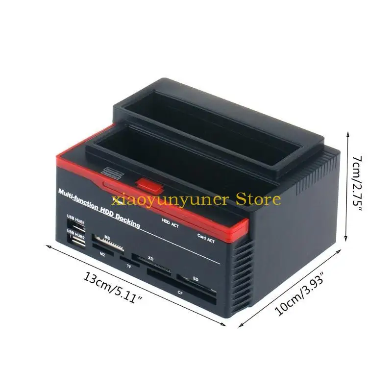 P9JB Dua / Ide Hard Disk Simultan Membaca Dock Basis Dokter HDD